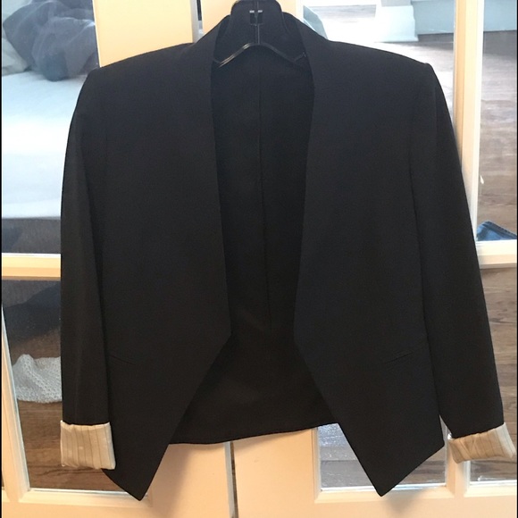 Theory collarless  blazer - Picture 4 of 4